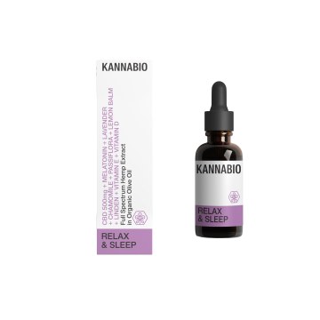 RELAX SLEEP Kannabio  – CBD 5%, Μελατονίνη & Βότανα για Ύπνο 
