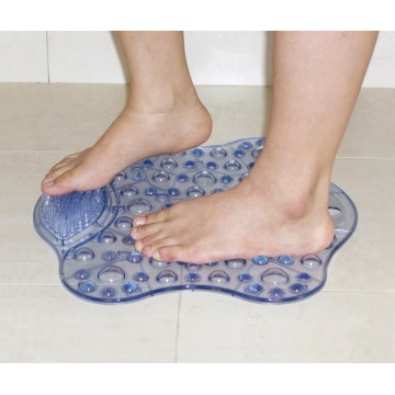 Bathtub Mat with Foot Cleaner