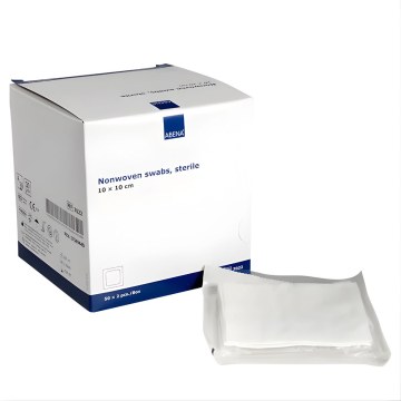 ABENA  Γάζες Non woven  10x10cm Αποστειρωμένα 4ply, 2X50συσκ.