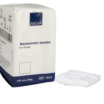 Non-Woven Swabs 4ply 5x5cm ABENA Curi-Med 100pcs