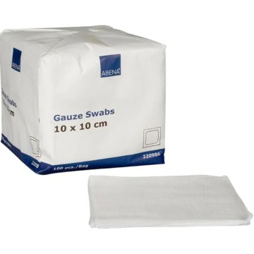 ABENA Γάζα 10x10cm 17 κλωστών 8ply, (100 τεμ.)
