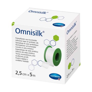 Hartmann Omnisilk Αυτοκόλητη Ταινία Στερέωσης από Συνθετικό Μετάξι, 1,25cmx5m Hartmann Omnisilk Αυτοκόλητη Ταινία Στερέωσης από Συνθετικό Μετάξι, 1,25cmx5m