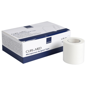Ταινία στερέωσης χάρτινη, ABENA Curi Med Microporous Surgical Tape (5cm x 9,14m) 6τμχ. Ταινία στερέωσης χάρτινη, ABENA Curi Med Microporous Surgical Tape (5cm x 9,14m) 6τμχ.