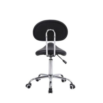 Σκαμπό Τροχήλατο με πλάτη ρυθμιζόμενου ύψους τύπου “PONY” 