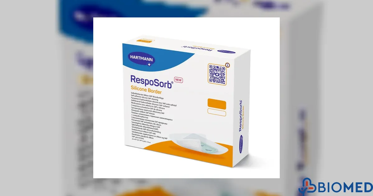 Hartmann RespoSorb Silicone Border - Adhesive Dressing - Various Sizes ...
