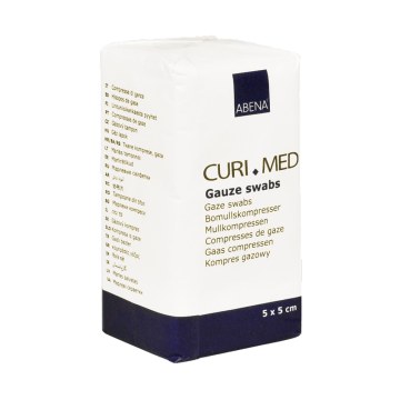 Abena Curi Med Gauze Swabs Επιθέματα Γάζας μη αποστειρωμένα 17 κλωστών 8ply, 5x5cm 100 τμχ Abena Curi Med Gauze Swabs Επιθέματα Γάζας μη αποστειρωμένα 17 κλωστών 8ply, 5x5cm 100 τμχ