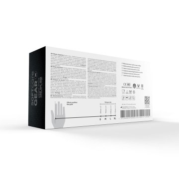 Soft Care Gear Nitrile Gloves-Black (100 pcs) S M L XL