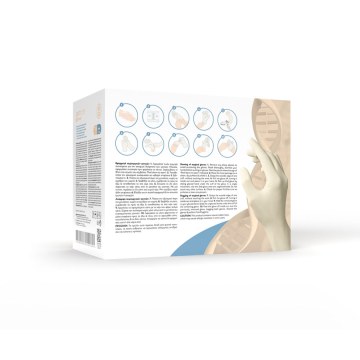 Soft Care sterile latex surgical gloves,with powder-50 pcs