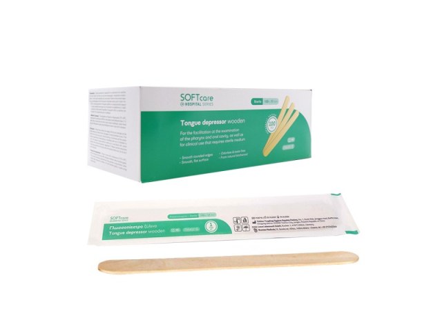 Sterile wooden tongue depressors