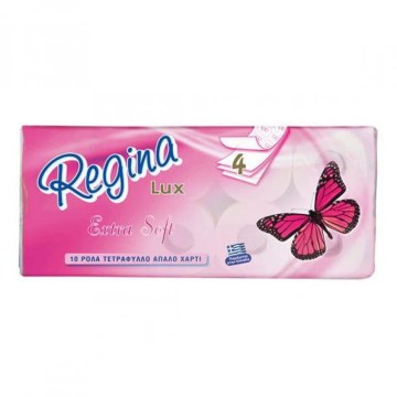 Χαρτί Υγείας  REGINA 4 φύλλο- Πεταλούδα 120gr 10άρι Χαρτί Υγείας  REGINA 4 φύλλο- Πεταλούδα 120gr 10άρι