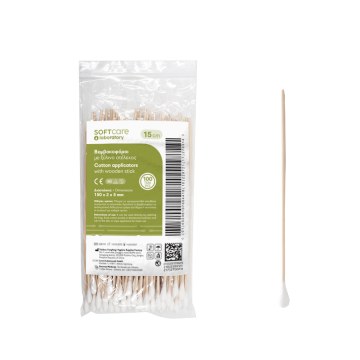 Βαμβακοφόροι Μη αποστειρωμένοι 15 cm Soft Care 100τμχ Βαμβακοφόροι Μη αποστειρωμένοι 15 cm Soft Care 100τμχ