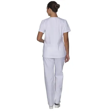 Alezi Ιατρική Στολή Γυναικεία κλασσική γραμμή– Λευκή
