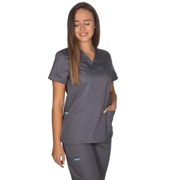 Alezi Ιατρική Στολή Γυναικεία κλασσική γραμμή– Γκρι