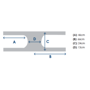Cross Safety Belt for Wheelchair MOBIAK 0808869
