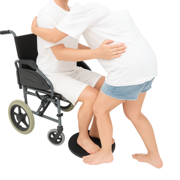 Περιστρεφόμενο Κάθισμα Αμαξιδίου Πλαστικό 