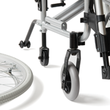 Aluminum Wheelchair, Foldable Lightweight D-Cross 41cm Vita