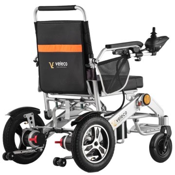 Veleco Cosmo Αναδιπλούμενο Ηλεκτρικό Αναπηρικό Αμαξίδιο Αλουμινίου με Μπαταρία Λιθίου