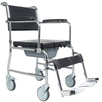 Αμαξίδιο Τουαλέτας με Δοχείο και Πτυσσόμενο μπράτσο