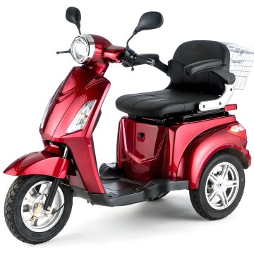 Veleco ZT15 3 Wheel Mobility Scooter 900W motor Standard Tires and full suspension
