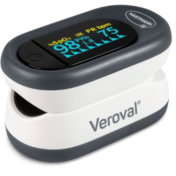 Veroval Hartmann Finger Pulse Oximeter with SpO₂, Pulse Rate and PI