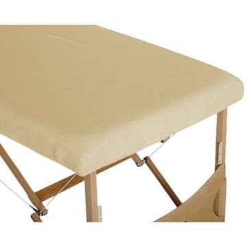 Πετσετέ κάλυμμα τραπεζιού μασάζ μπεζ για επαγγελματική χρήση, 60x180 ή 70x180 cm