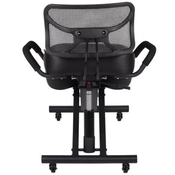 Ergonomic kneeling chair ERGO Pro K615 black – rear view
