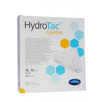 Hartmann HydroTac Comfort  Επίθεμα Υδρογέλης Αφρώδες Αυτοκόλλητο 15x15cm   10τεμ. Hartmann HydroTac Comfort  Επίθεμα Υδρογέλης Αφρώδες Αυτοκόλλητο 15x15cm   10τεμ.