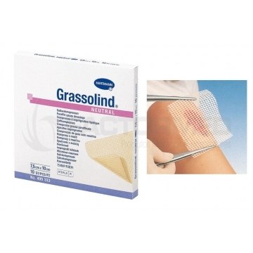 Επίθεμα Παραφίνης Hartmann Grassolind 10x10 - 10τμχ.