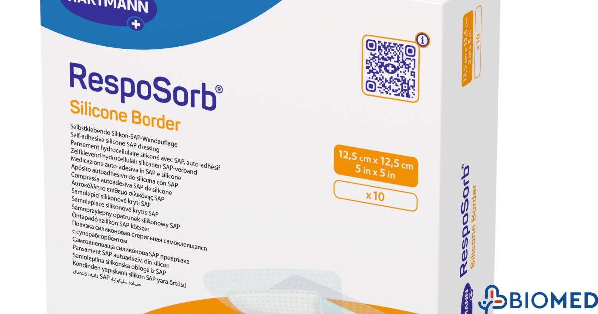 RespoSorb Silicone Border 1 20cm X 20cm – Silicone Wound Dressing ...