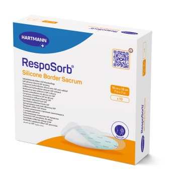 Επίθεμα RespoSorb Silicone Border 18 x 18cm Hartmann Επίθεμα RespoSorb Silicone Border 18 x 18cm Hartmann