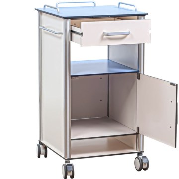Κομοδίνο Νοσοκομειακού Τύπου “Pro” MOBIAK με Συρτάρι & Ντουλάπι