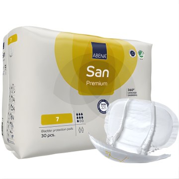 Abena San 7 Moderate Heavy Incontinence Pads 30 pcs.