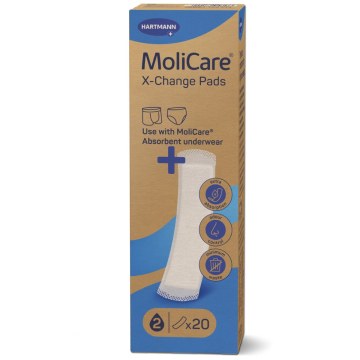 MoliCare® X-Change Pads – Ανταλλακτικά απορροφητικά επιθέματα για εσώρουχα (20 τεμ.)