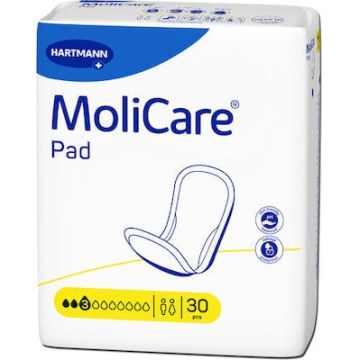 Hartmann MoliCare Pad - Light Incontinence Pads Absorbency Level 3, 30 Pieces