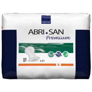 Σερβιέτα βαριάς ακράτειας Abena Abri San Premium 8 Air Plus 21τμχ