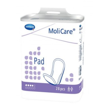 MoliCare Pad - Σερβιέτες ελαφράς ακράτειας σε 3 επίπεδα απορροφητικότητας (28τμχ.) MoliCare Pad - Σερβιέτες ελαφράς ακράτειας σε 3 επίπεδα απορροφητικότητας (28τμχ.)