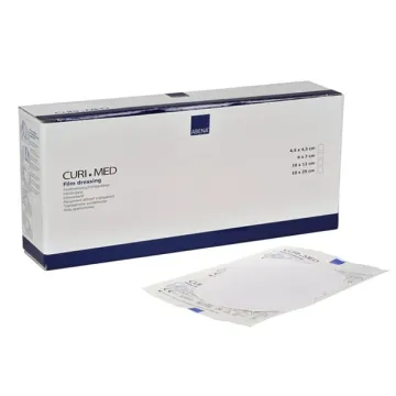 Curi-Med Adhesive Sterile Dressing, Transparent, 10x12cm, 100 pcs