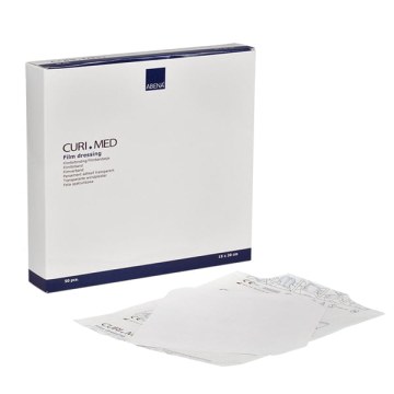 Curi-Med Transparent Adhesive Sterile Dressing, 15x20cm, 50 pcs