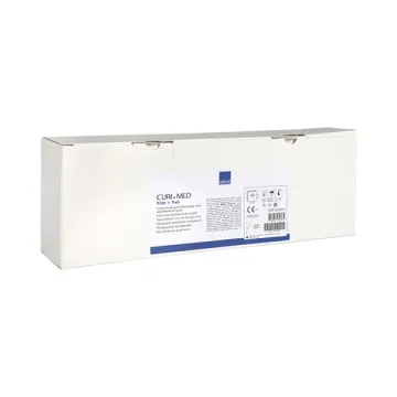  Αυτοκόλλητο αποστειρωμένο επίθεμα Film+Pad, Curi-Med 10x30cm, 40 τεμ.