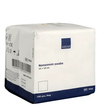 Non Woven Gauze Pads Non-Sterile 4ply, 10x10cm, 100 pcs. ABENA. Non Woven Gauze Pads Non-Sterile 4ply, 10x10cm, 100 pcs. ABENA.