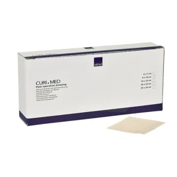 Αυτοκόλλητο αποστειρωμένο επίθεμα, non woven, Curi-Med  8x10cm, 70τεμ. Αυτοκόλλητο αποστειρωμένο επίθεμα, non woven, Curi-Med  8x10cm, 70τεμ.