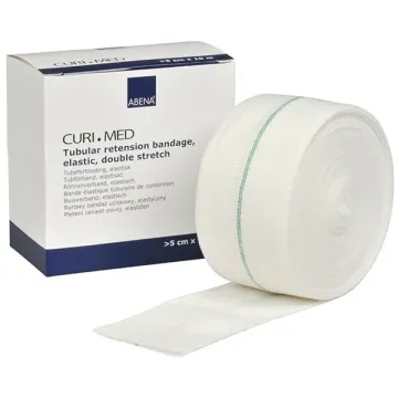 Curi-Med Σωληνοειδής επίδεσμος 2πλής ελαστικότητας, 5cmx10m, 1τεμ. Curi-Med Σωληνοειδής επίδεσμος 2πλής ελαστικότητας, 5cmx10m, 1τεμ.