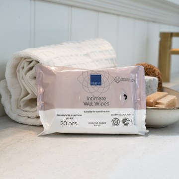 ABENA Intimate Μαντηλάκια ευαίσθητης περιοχής, 20τεμ.