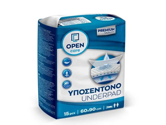 Υποσέντονα Open Care Premium 60x90cm 15τεμ.