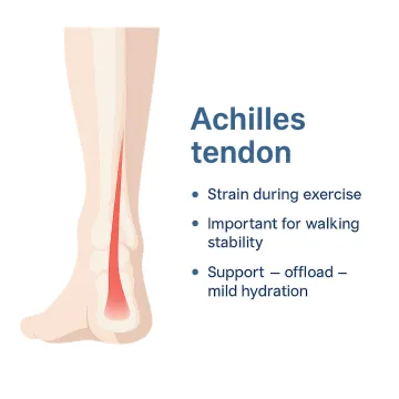 Κάλτσα Αχίλλειου Τένοντα με Gel 3mm – Vita