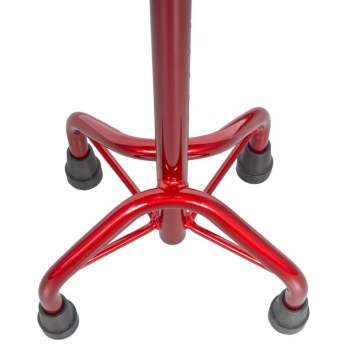 Μπαστούνι PREMIUM κόκκινο τετράποδο – τετραπλή αντιολισθητική βάση