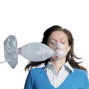 AMBU SPUR II  hand-held, positive-pressure ventilation device