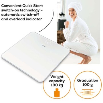Beurer GS 225 Glass Bathroom Scale up to 180 kg