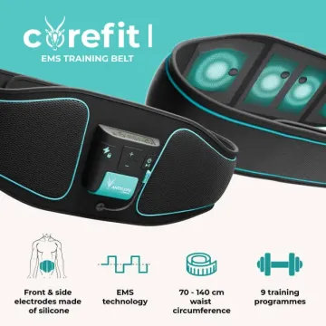 Beurer Corefit II EMS Belt - EMS Device for Strengthening Abdominals and Back Muscles