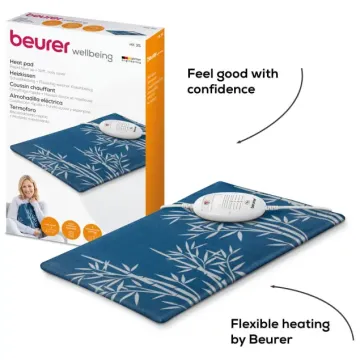 Electric Heating Pad HK 35, 100 Watts, 30×40 cm, Beurer